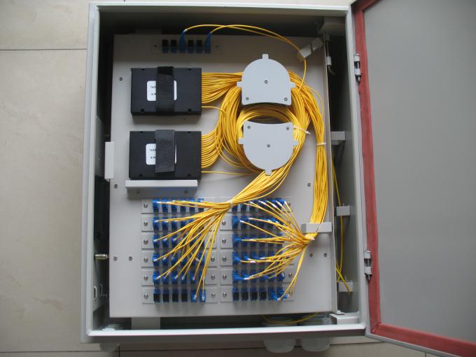 Optikanschlusskasten der Faser-1*64 installiert mit 1*32, ABS-Verpackungsteiler PLC-1*64