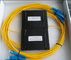 Low Insertion Loss 1 × 4 SC / PC Fiber Optic Splitter, ABS package, 3.0mm 1.5m Cable