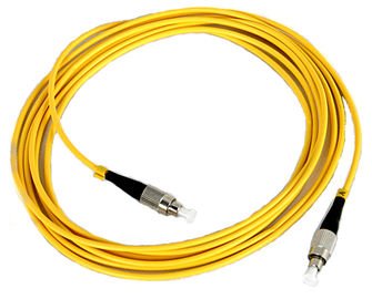 Screw-thread coupling mechanism single or duplex mode available DIN Fiber Optic Patch Cord
