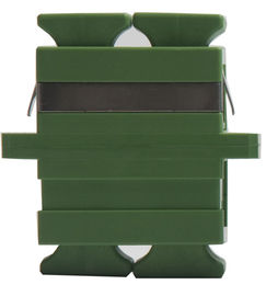 Green color Ceramic or Bronze Sleeve SC APC Duplex Fiber Optic Adapter for CATV Networks