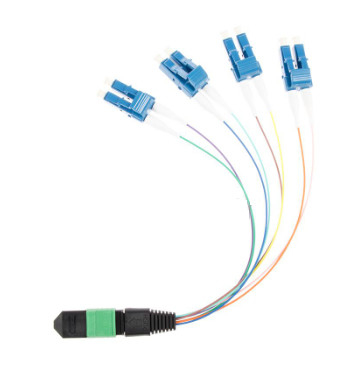 OEM MPO/MTP Multi-Core Cable 8 cores MTP to LC Duplex Patchcord Trunk Cable