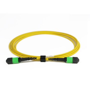 8 / 12 / 24 Fiber MPO Fiber Optic Cable With LSZH Jacket