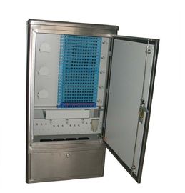 Stainless steel material Fiber Optic Cross-Connection Cabinet, Used for outdoor FTTX