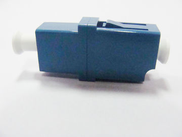 PBT blue Optical Fiber Adapter Low Insertion Loss LC to LC SM Simplex