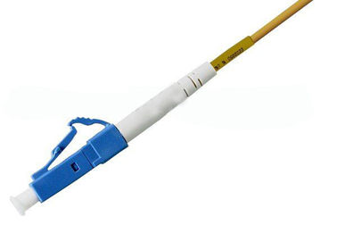 LC SX Simplex APC / UPC Fiber Optics Connector High Stability