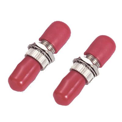 Round Type ST Simplex Singlemode Fiber Optic Adapter