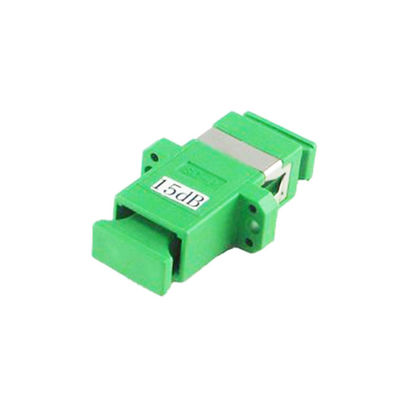 20db SC APC Green Single Mode Fixed Optical Attenuator
