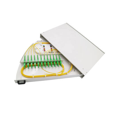 Rotary Fiber Optic 24 Port SC APC Rack Mount Patch Panels