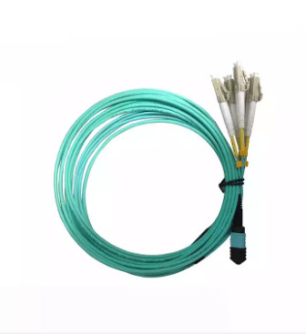 8 12 schnüren 24 Kern MTP Pulloverausbruch 2.0mm aus optischen Fasern MPO LC-Faser-zum Optikflecken-Kabel