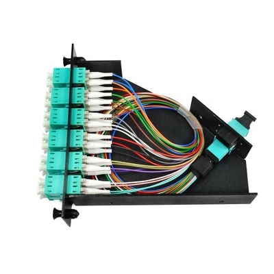 6 X LC Duplex SM OM3 50/125 MPO MTP Terminalbox