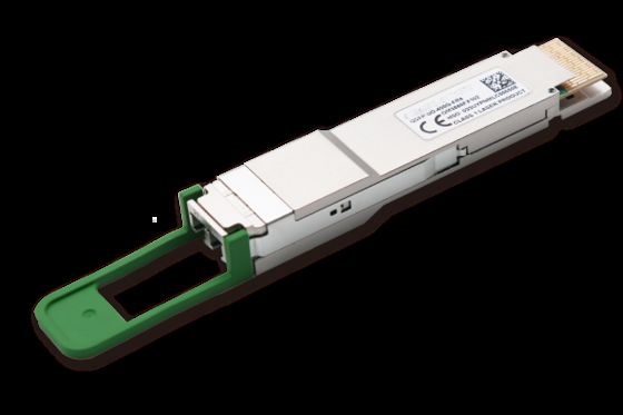Transceivermodul QSFP-DD 400GE FR4 2 km von 4 CWDM-Spuren MUX/DEMUX-Konstruktion
