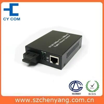 Glasfaser-Medienkonverter (10/100/1000Base-Tx auf 1000Base-SX 850nm Multimode 220/550M)